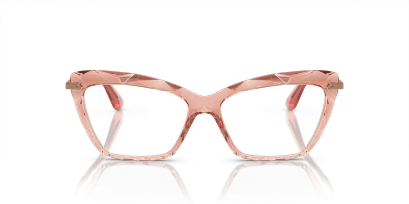 Dolce & Gabbana Donna DG5025 3148 Montature da vista Nylon Rosa Trasparente Cat Eye Normale miniatura 2