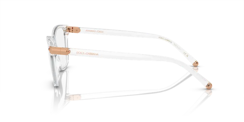 Dolce & Gabbana Donna DG5036 3133 Montature da vista Nylon Trasparente Trasparente Farfalla Normale miniatura 3