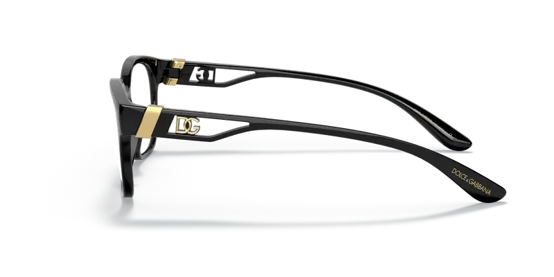 Dolce & Gabbana Donna DG5066 501 Montature da vista Plastica Nero Squadrata miniatura 3