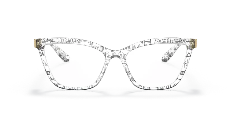 Dolce & Gabbana Donna DG5076 3314 Montature da vista Nylon Trasparente Trasparente Cat Eye Normale miniatura 2