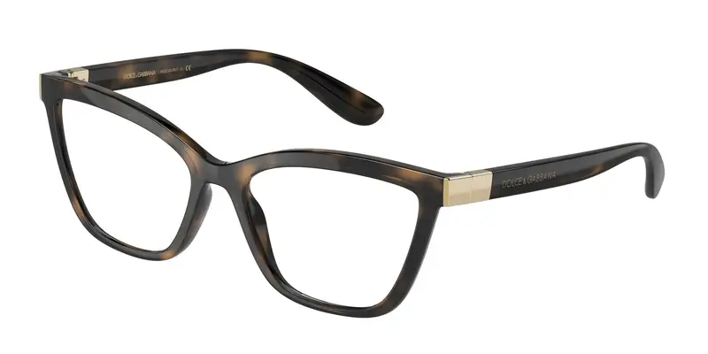 Dolce & Gabbana Donna DG5076  502 Montature da vista Nylon Tartaruga Trasparente Cat Eye Normale