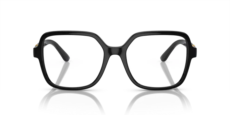 Dolce & Gabbana Donna DG5105U 501 Montature da vista Iniettato Nero Trasparente Squadrata Normale miniatura 2