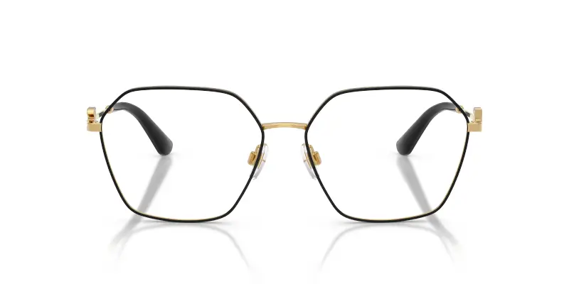 Donna Dolce & Gabbana DG1366 1334 Montature da vista Metallo Nero Trasparente Pantos Normale miniatura 3