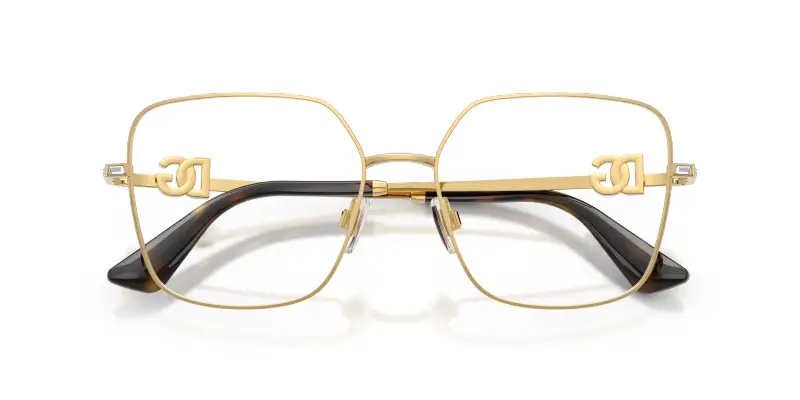 Donna Dolce & Gabbana DG1367B 02 Montature da vista Metallo Oro Trasparente Squadrata Normale miniatura 2