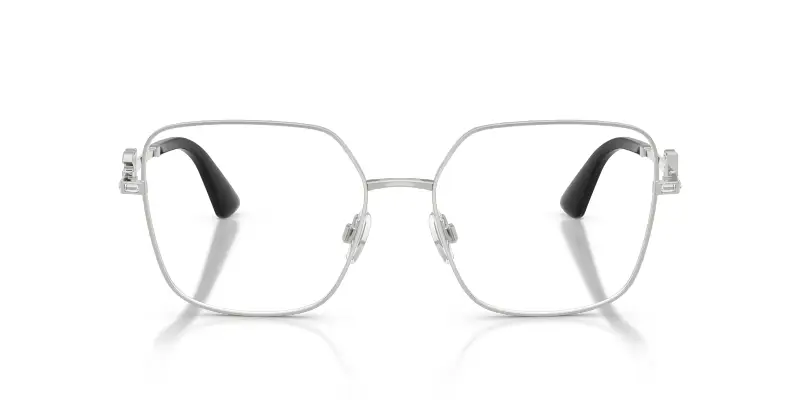 Donna Dolce & Gabbana DG1367B 05 Montature da vista Metallo Argento Trasparente Squadrata Normale miniatura 3