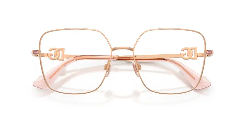 Donna Dolce & Gabbana DG1367B 1298 Montature da vista Metallo Oro Trasparente Squadrata Normale miniatura 2