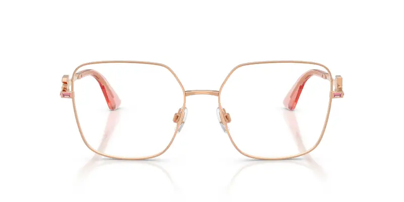 Donna Dolce & Gabbana DG1367B 1298 Montature da vista Metallo Oro Trasparente Squadrata Normale miniatura 3