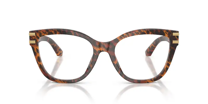 Donna Dolce & Gabbana DG3418 3470 Montature da vista Acetato Marrone Trasparente Farfalla Normale miniatura 3