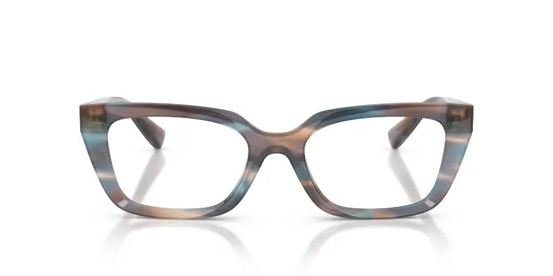 Donna Dolce & Gabbana DG3436 3448 Montature da vista Acetato Blu Trasparente Squadrata Normale miniatura 3
