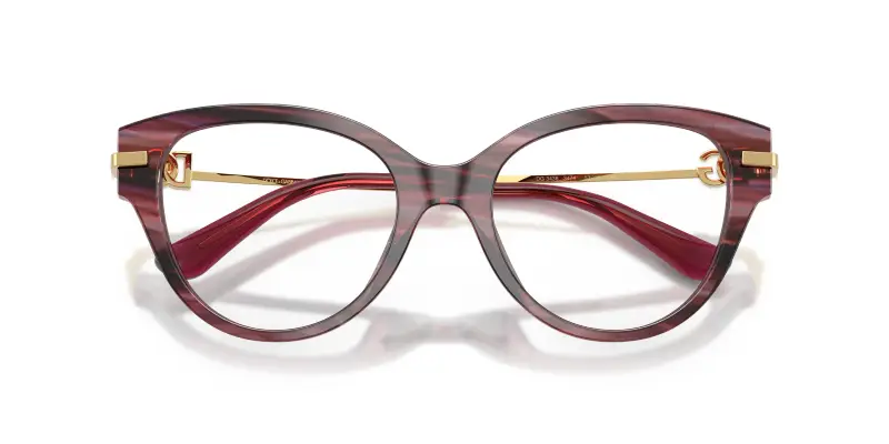 Donna Dolce & Gabbana DG3438 3474 Montature da vista Acetato Viola Trasparente Farfalla Normale miniatura 2