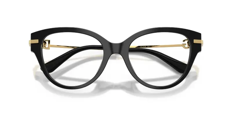 Donna Dolce & Gabbana DG3438 501 Montature da vista Acetato Nero Trasparente Farfalla Normale miniatura 2