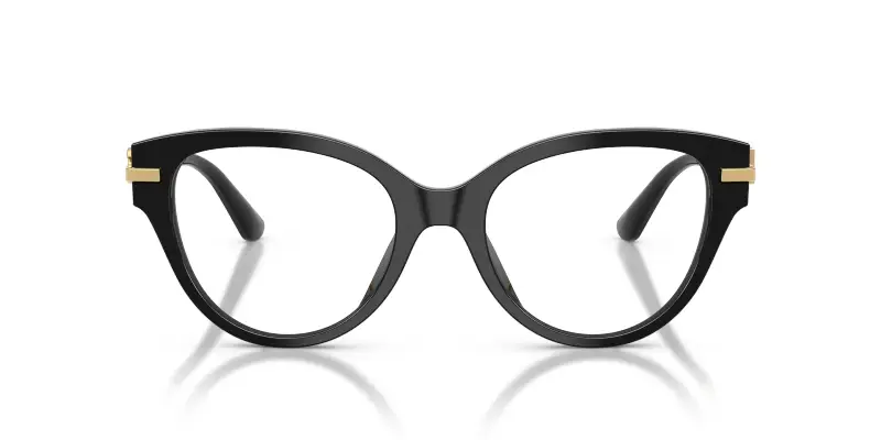 Donna Dolce & Gabbana DG3438 501 Montature da vista Acetato Nero Trasparente Farfalla Normale miniatura 3
