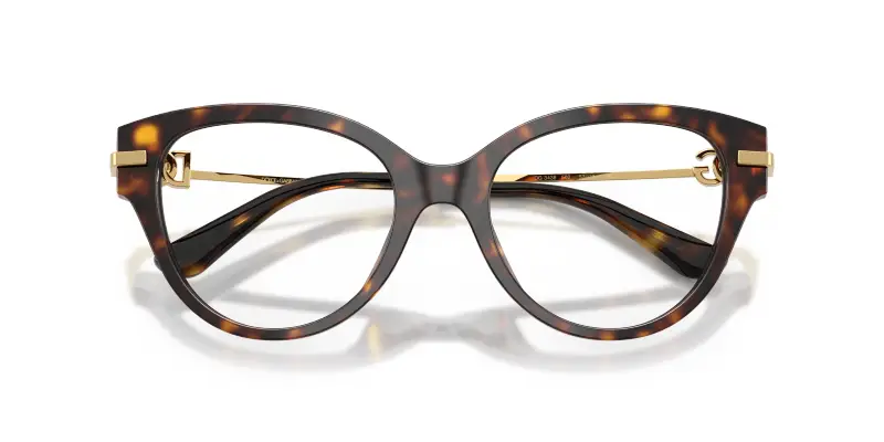 Donna Dolce & Gabbana DG3438 502 Montature da vista Acetato Tartaruga Trasparente Farfalla Normale miniatura 2