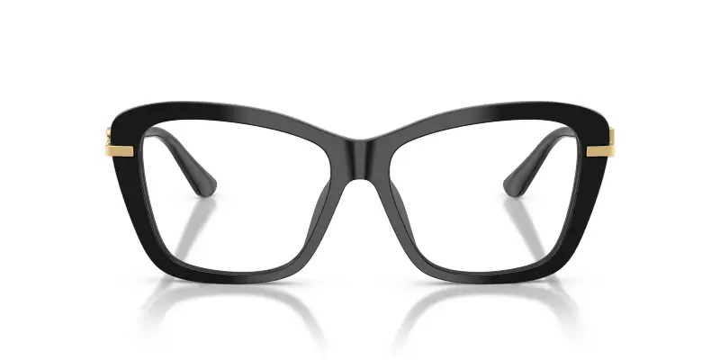 Donna Dolce & Gabbana DG3439 501 Montature da vista Acetato Nero Trasparente Squadrata Normale miniatura 3