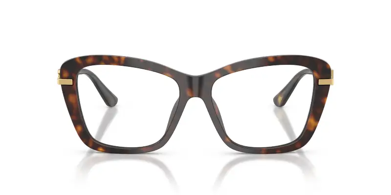 Donna Dolce & Gabbana DG3439 502 Montature da vista Acetato Tartaruga Trasparente Squadrata Normale miniatura 3