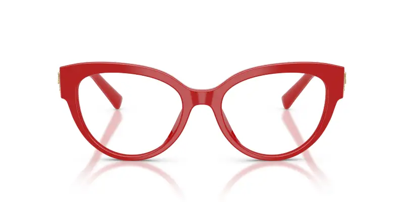 Donna Dolce & Gabbana DG3440 3088 Montature da vista Acetato Rosso Trasparente Cat Eye Normale miniatura 3