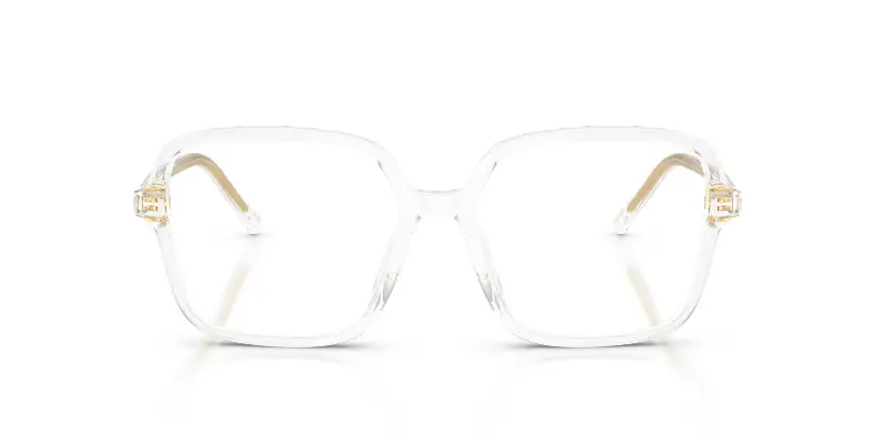 Donna Dolce & Gabbana DG3442 3133 Montature da vista Acetato Trasparente Trasparente Squadrata Normale miniatura 3