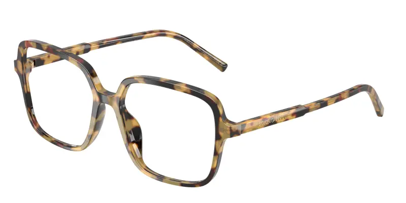 Donna Dolce & Gabbana DG3442 512 Montature da vista Acetato Tartaruga Trasparente Squadrata Normale