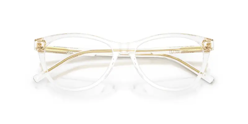 Donna Dolce & Gabbana DG3443 3133 Montature da vista Acetato Trasparente Trasparente Cat Eye Normale miniatura 2