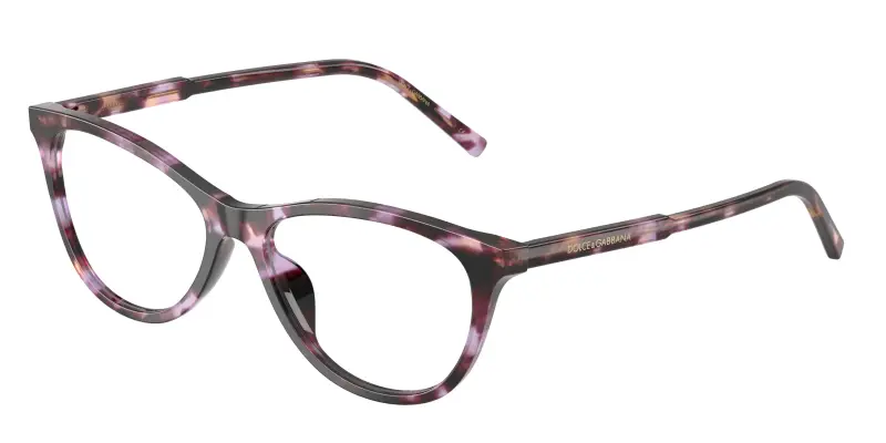 Donna Dolce & Gabbana DG3443 3477 Montature da vista Acetato Viola Trasparente Cat Eye Normale