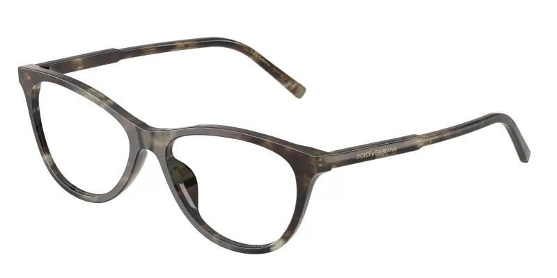 Donna Dolce & Gabbana DG3443 3478 Montature da vista Acetato Verde Trasparente Cat Eye Normale