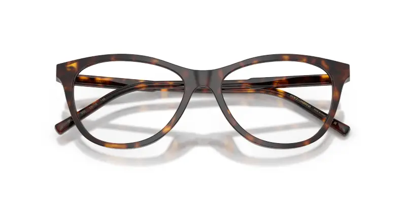 Donna Dolce & Gabbana DG3443 502 Montature da vista Acetato Tartaruga Trasparente Cat Eye Normale miniatura 2