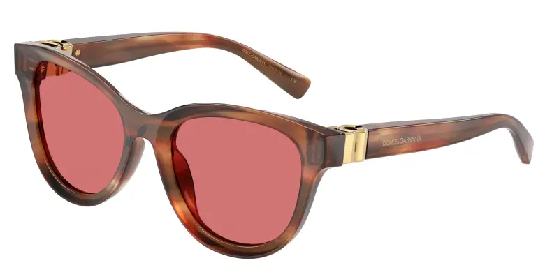 Donna Dolce & Gabbana DG4533 322175 Occhiali da sole Acetato Tartaruga Rosso Pantos Normale