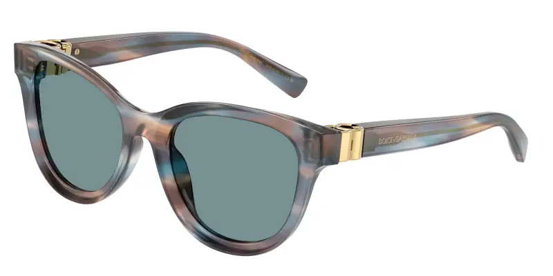 Donna Dolce & Gabbana DG4533 344880 Occhiali da sole Acetato Blu Blu Pantos Normale