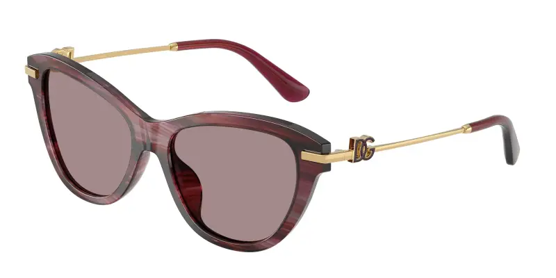 Donna Dolce & Gabbana DG4534 3474LA Occhiali da sole Acetato Viola Viola Farfalla Normale