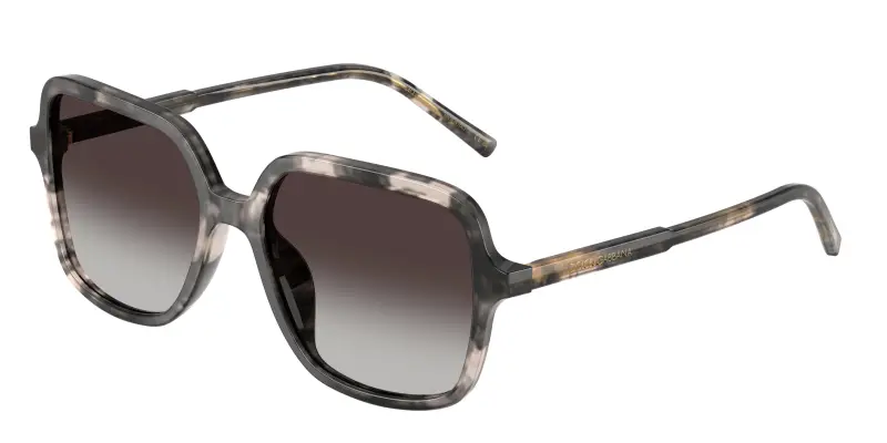 Donna Dolce & Gabbana DG4539 31728G Occhiali da sole Acetato Tartaruga Grigio Squadrata Normale Sfumato