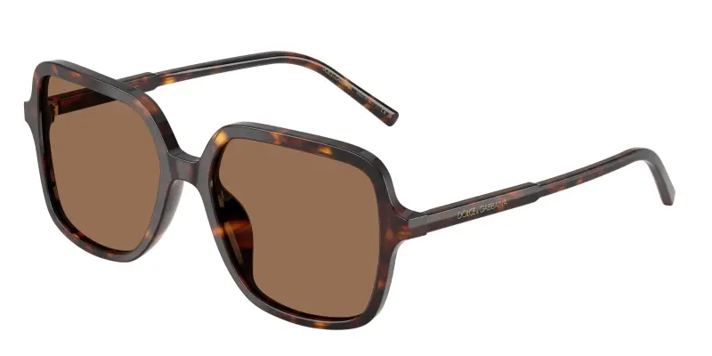 Donna Dolce & Gabbana DG4539 502/73 Occhiali da sole Acetato Tartaruga Marrone Squadrata Normale