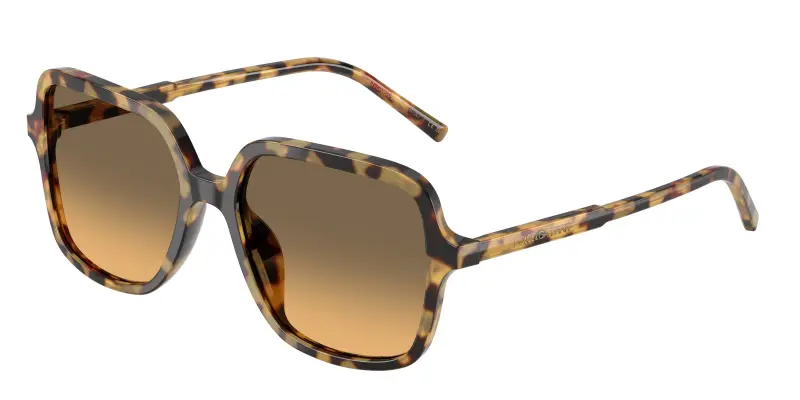 Donna Dolce & Gabbana DG4539 512/11 Occhiali da sole Acetato Tartaruga Grigio Squadrata Normale Sfumato