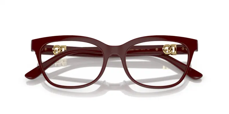 Donna Dolce & Gabbana DG5106U 3091 Montature da vista Iniettato Rosso Farfalla Normale miniatura 2
