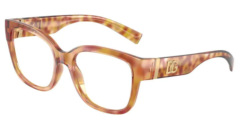 Donna Dolce & Gabbana DG5115 3477 Montature da vista Iniettato Viola Trasparente Farfalla Normale