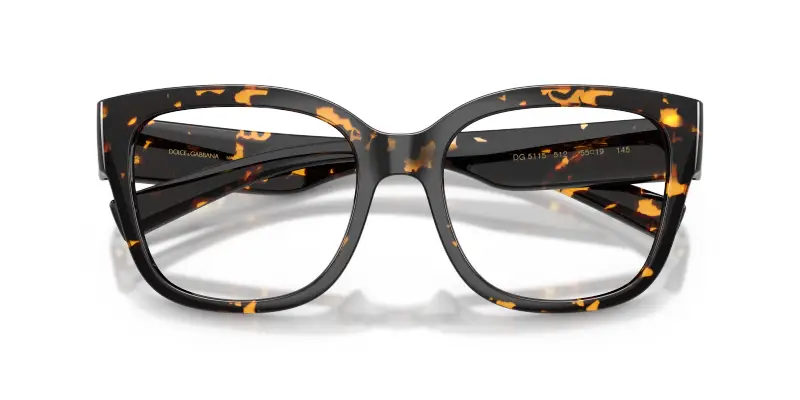 Donna Dolce & Gabbana DG5115 512 Montature da vista Iniettato Tartaruga Trasparente Farfalla Normale miniatura 2