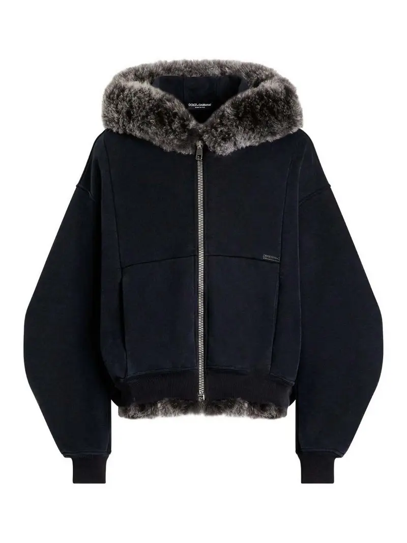 Felpa Con Cappuccio Nero