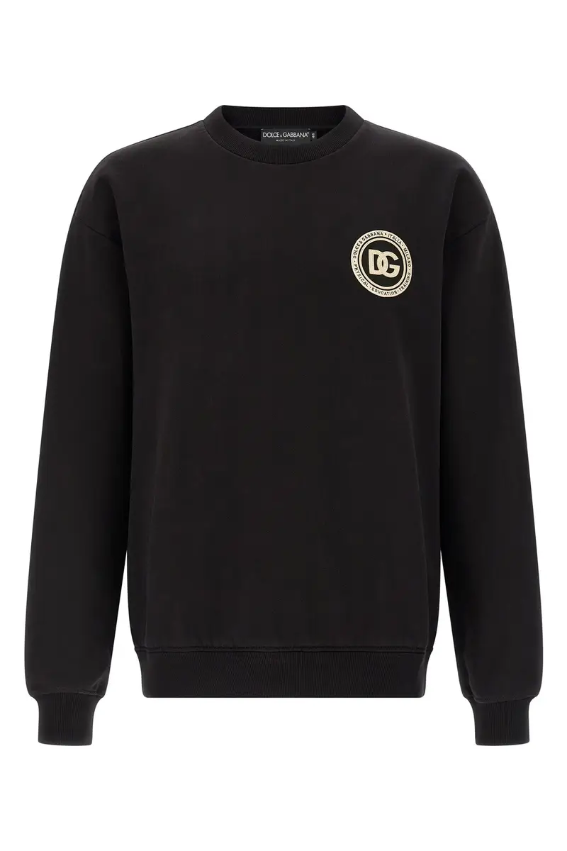Felpa Patch Dg Nero