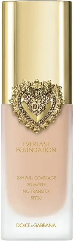 Dolce&Gabbana Flawless Everlast Foundation fondotinta ultra coprente lunga tenuta SPF 20 colore 10N LIGHT MEDIUM 27 ml