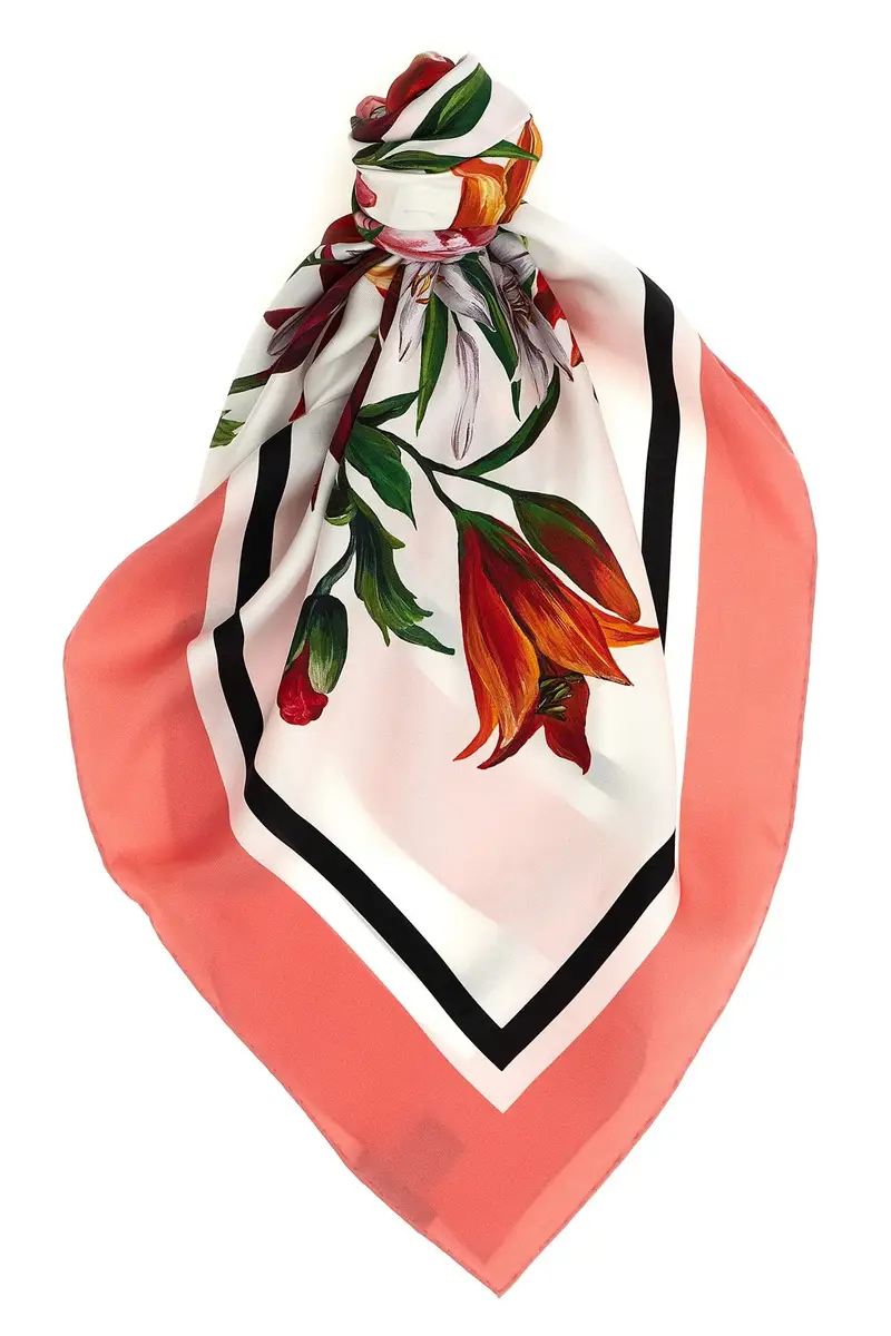 Foulard Stampa Floreale Multi