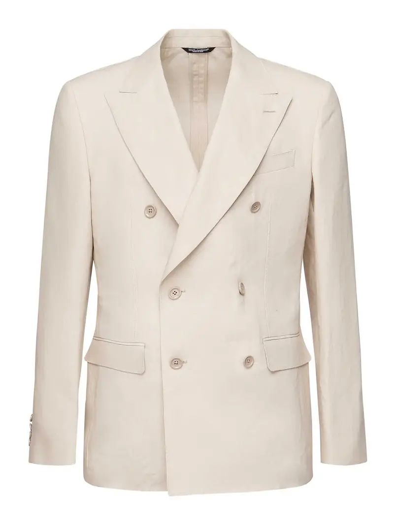 Giacca a doppio petto Beige