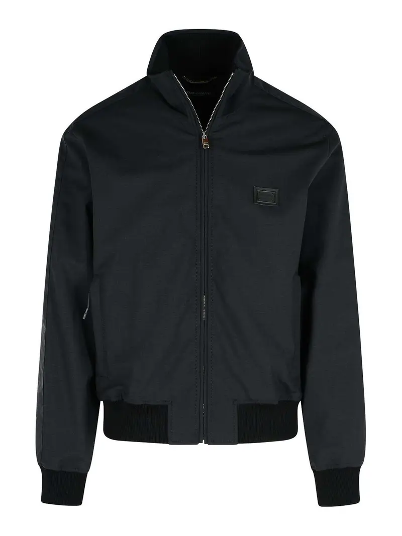 Giacca in misto lana nera Nero