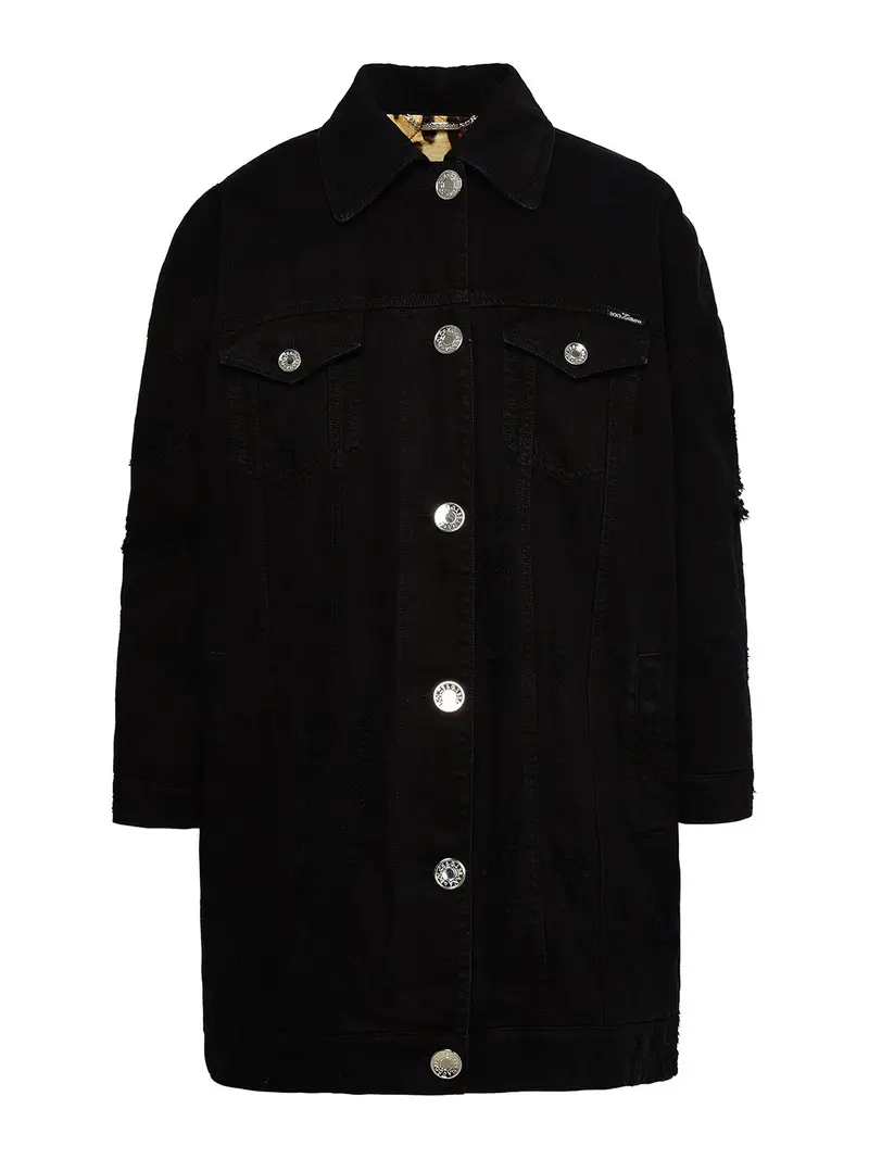 Giubbotto in cotone nero