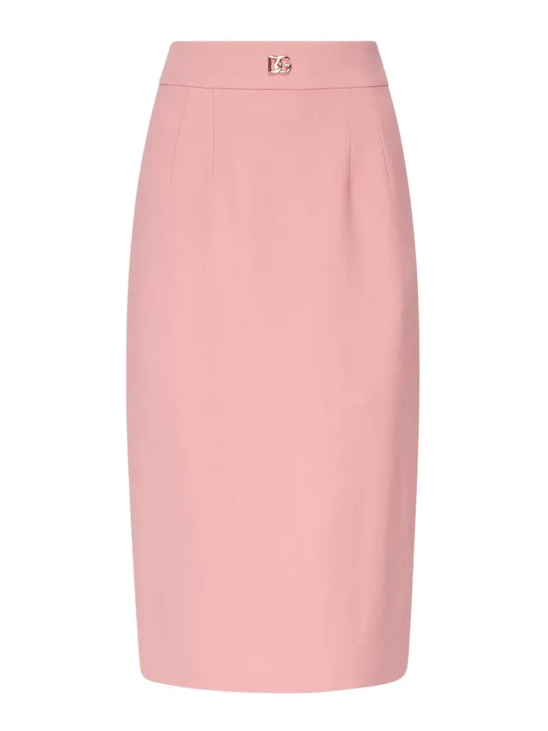 Gonna a matita longuette Color Carne E Neutri