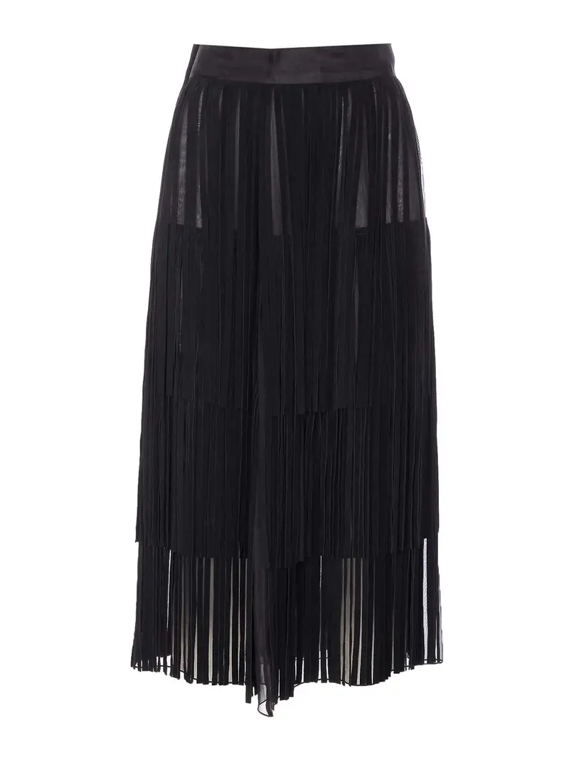 Gonna in organza Nero