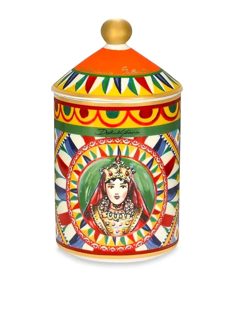 Jasmine Scented Candle Carretto Multicolore