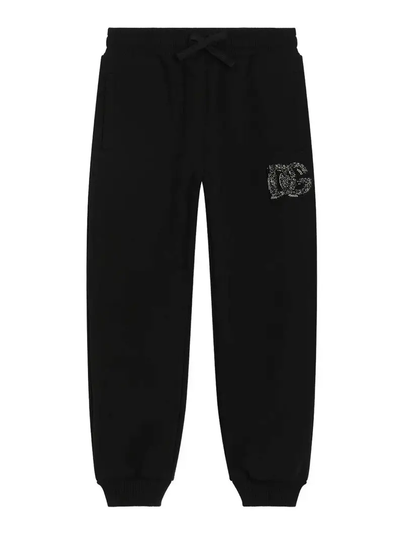 Pantalone Con Logo Nero