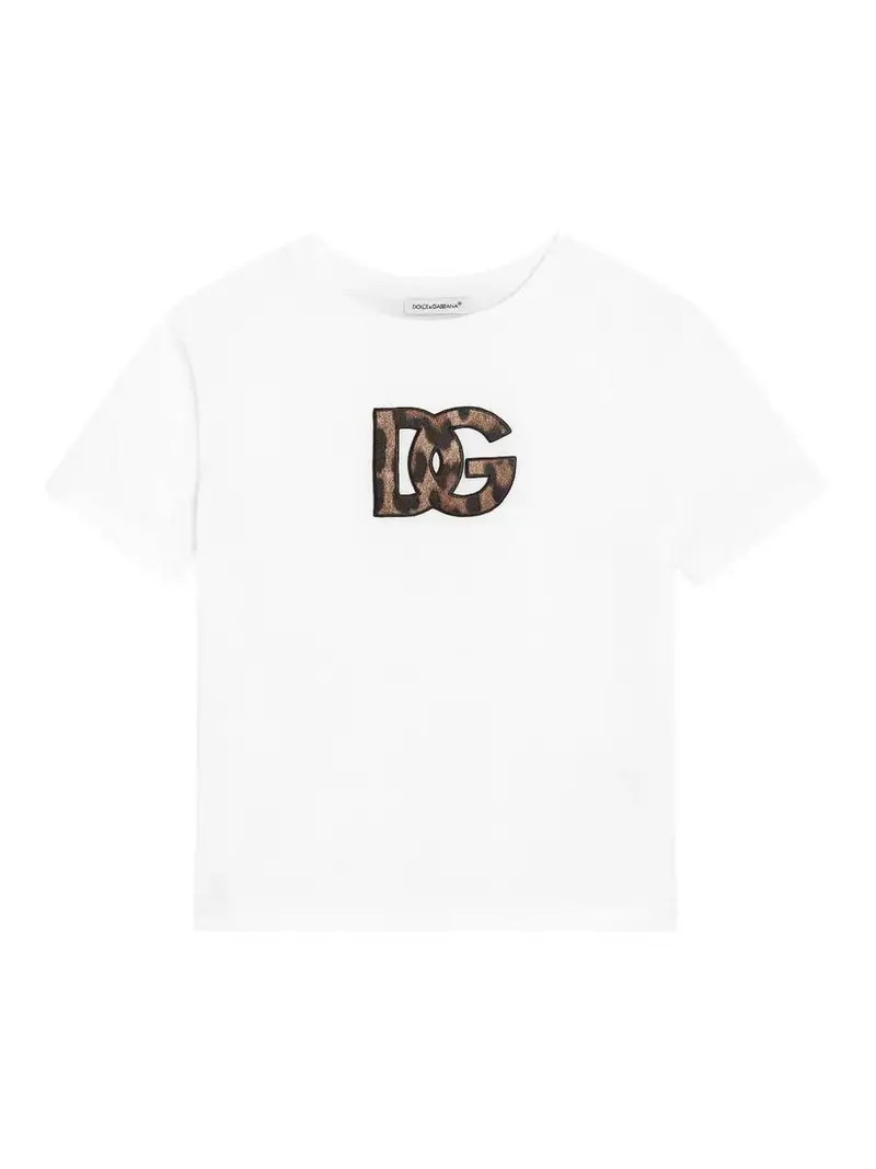 T-Shirt Con Logo Bianco