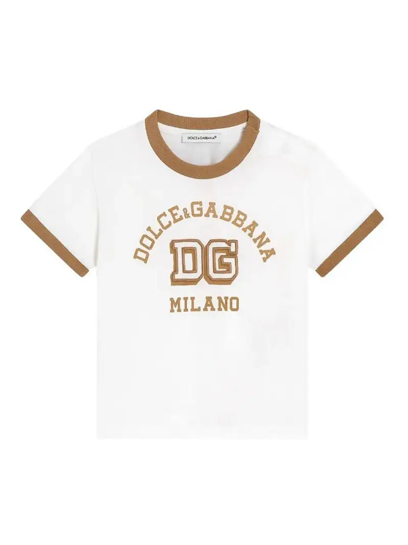 T-Shirt Con Logo Bianco