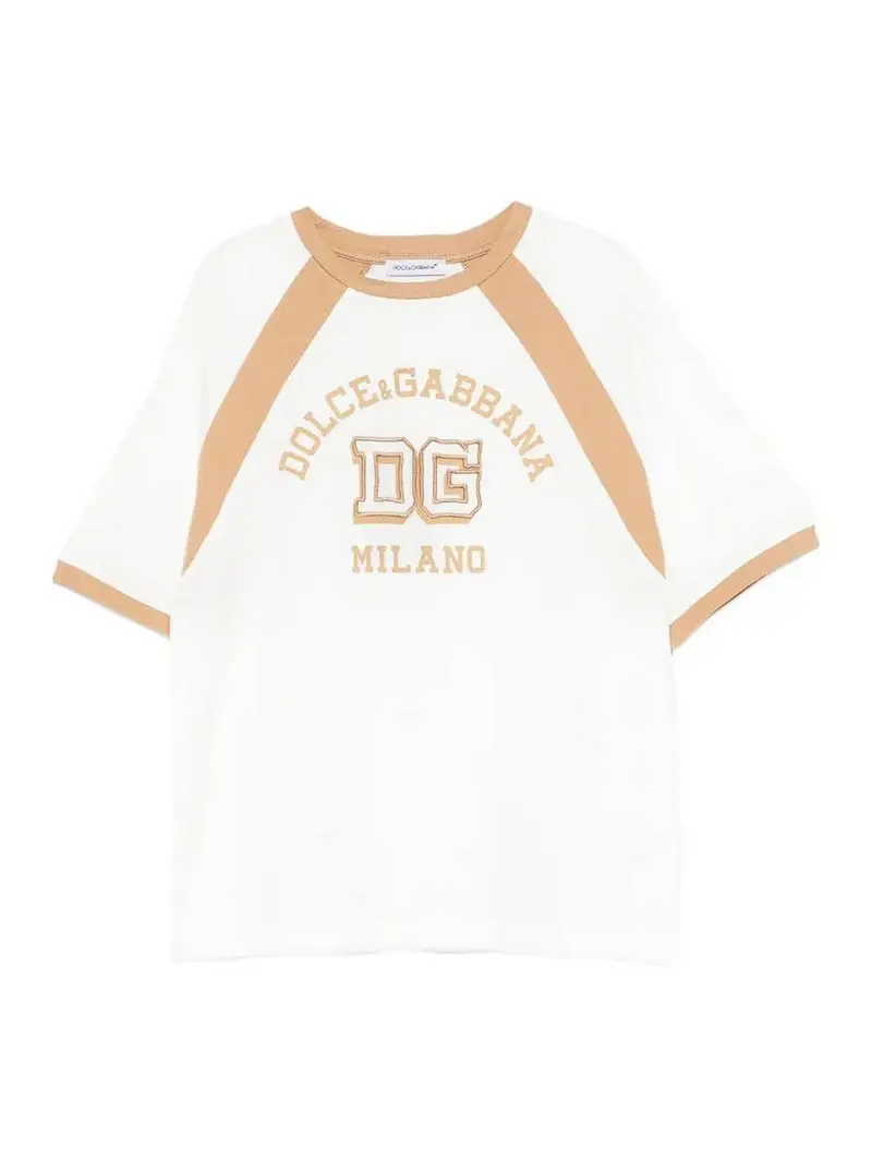 T-Shirt Con Stampa Bianco