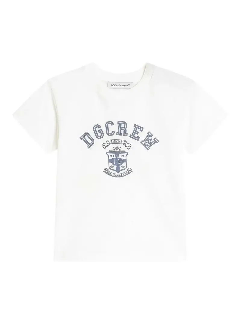 T-Shirt Con Stampa Bianco